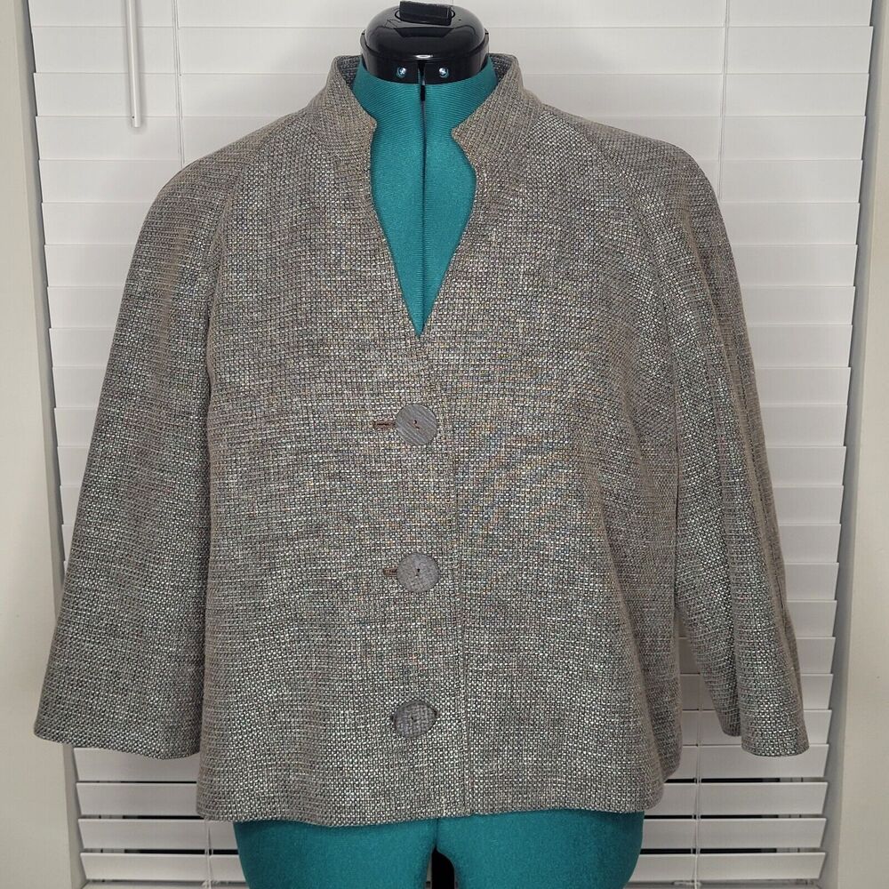 Gray‎ Sherlock Blazer Jacket Cape Steampunk Victorian Work Boardroom Tailored